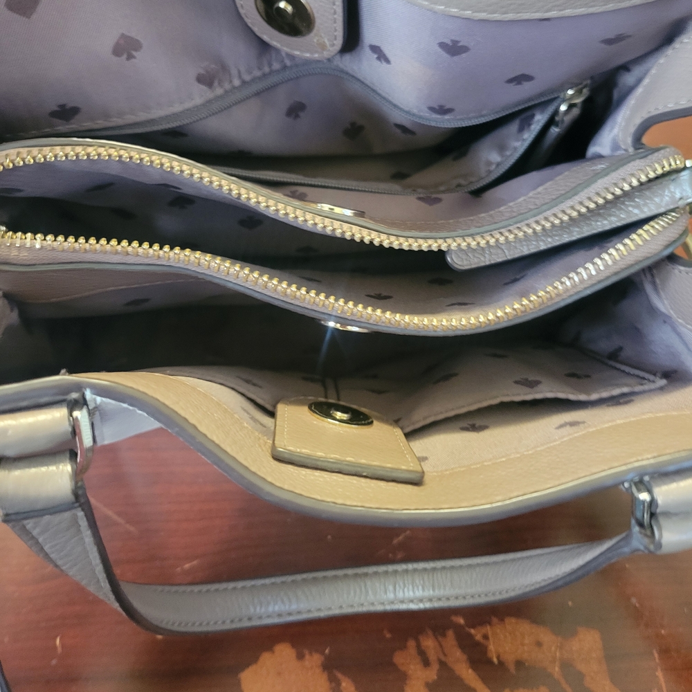 Kate Spade Tan and Cream Leather Crossbody Bag - Picture 4 of 4